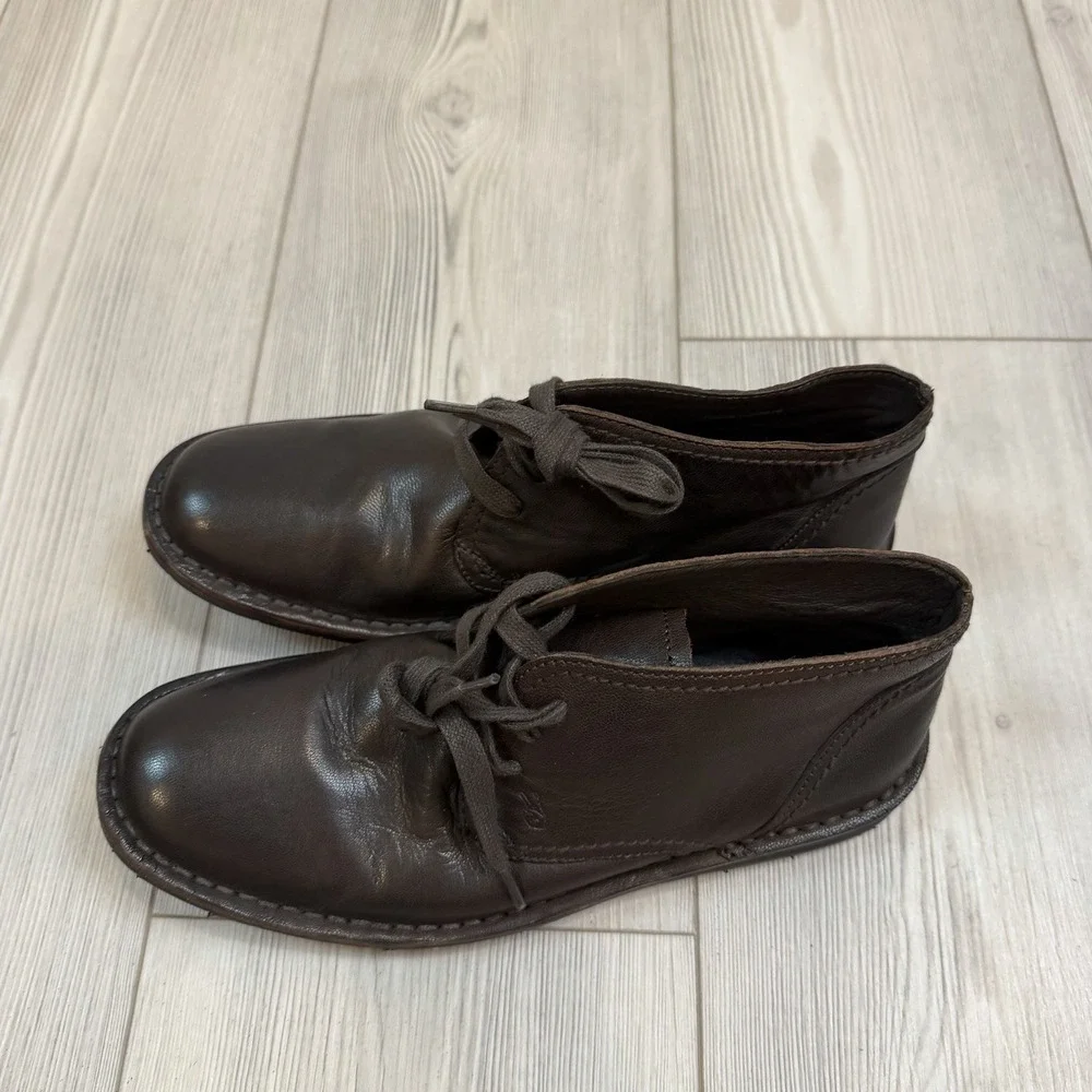 John Varvatos Star USA Hipster Chukka Boots Leather | F505k4d Sz 7 Brown Lace Up